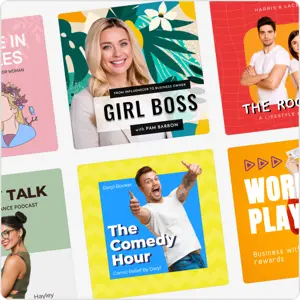 Thousands of stunning podcast cover templates