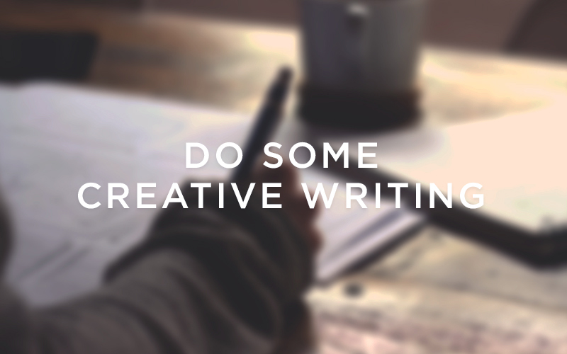 Morning routines - 3. Do some creative writing