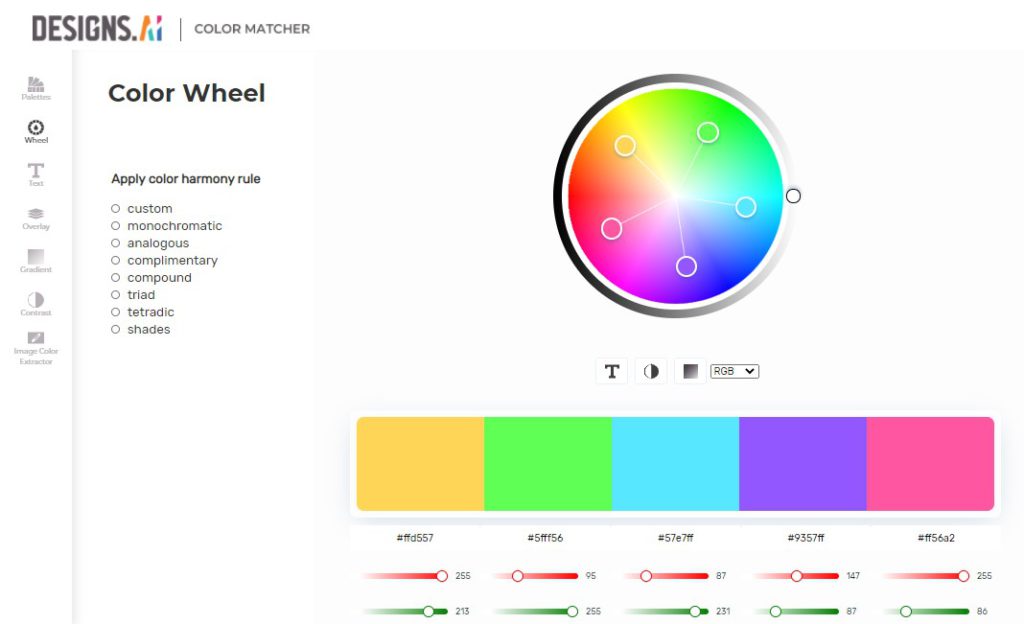 color matcher, designs.ai