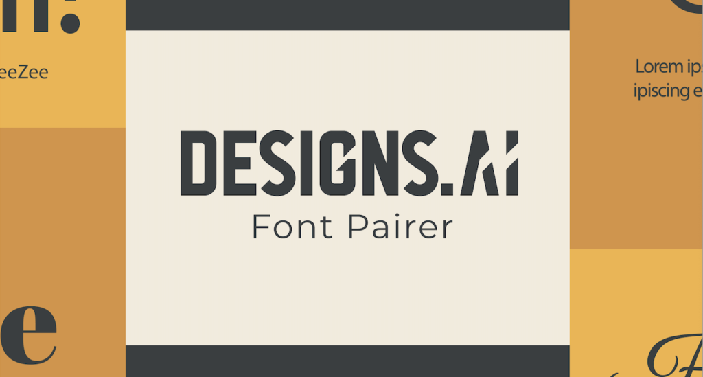 Designs.ai Font Pairer