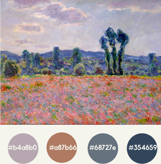 Designs.ai - Color inspiration 4: Pastel in nature