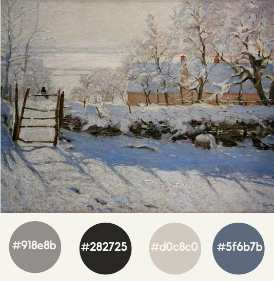 Designs.ai - Color inspiration 9: Warmth in wintertime