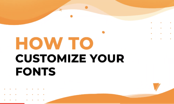 How to customize your fonts in Designmaker?
