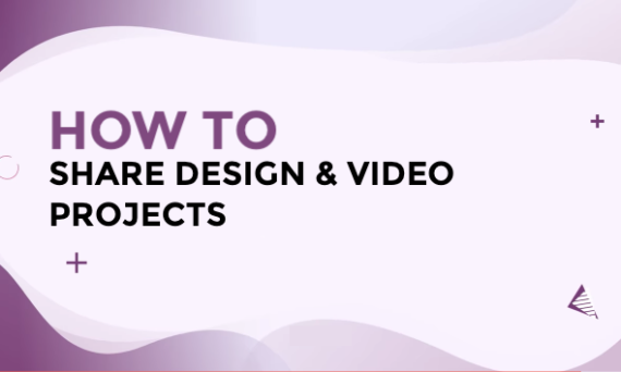 Designs.ai - How to share your video and design projects in Designs.ai?