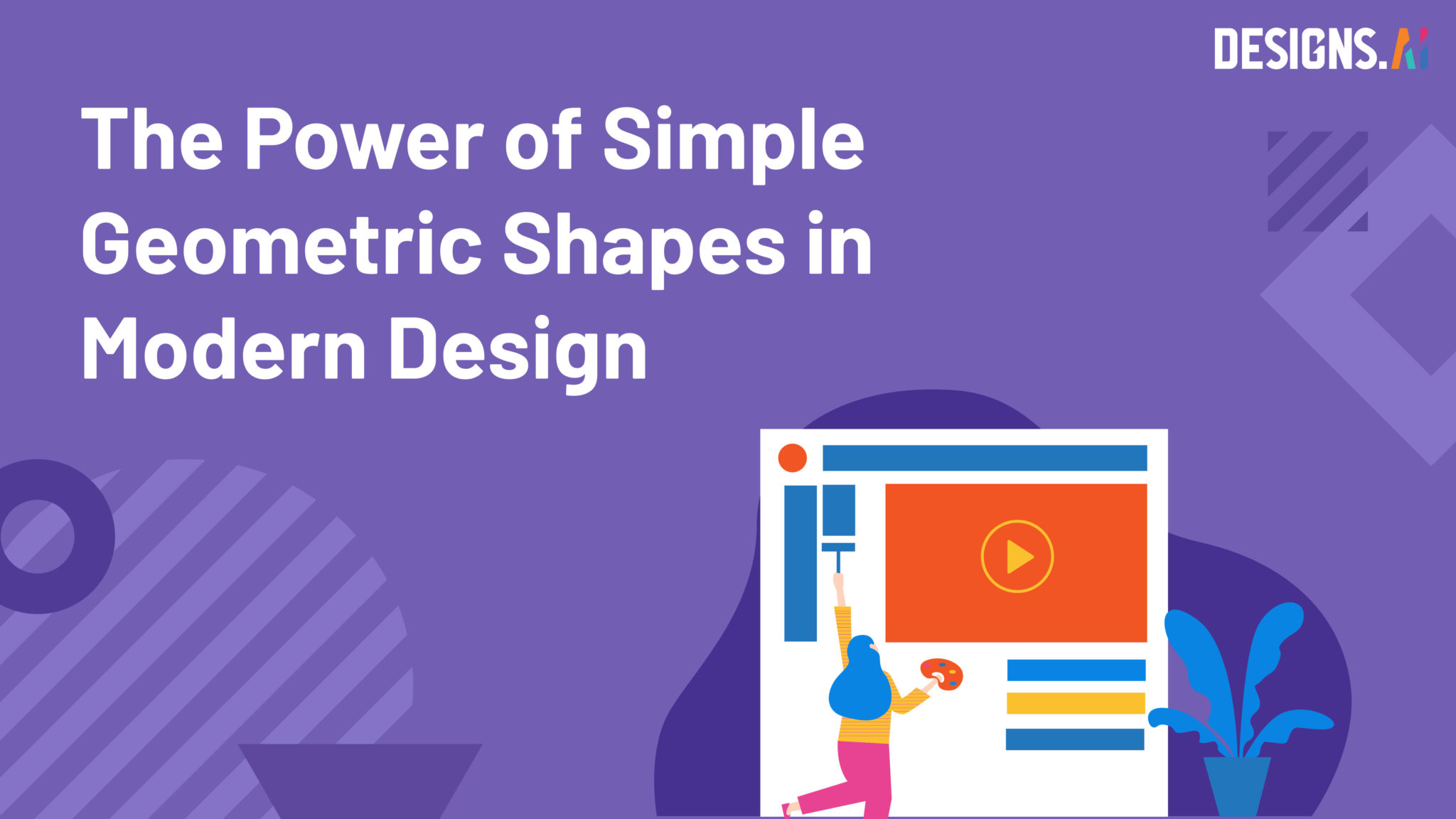 The Power of Simple Geometric Shapes in Modern Design - Designs AI