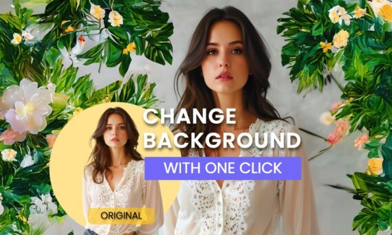 how to change the background of a picture in 1 click